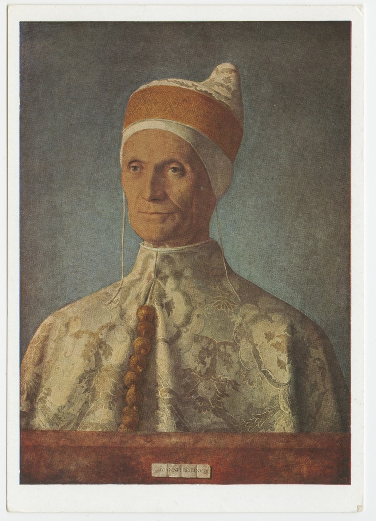 Postkaart Giovanni Bellini (1430-1516) Londonis Rahvusgaleriis asuvast Doodz Leonardo Loredano portreest