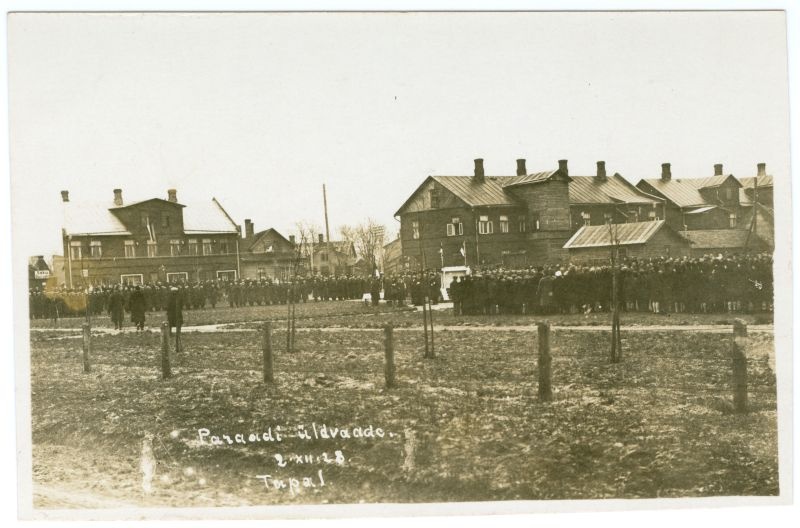 Paraadi ülevaade Tapal, 02.12.1928
