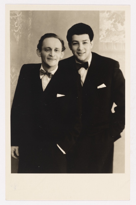Näitlejad  Jüri Järvet ja Eino Baskin, portree