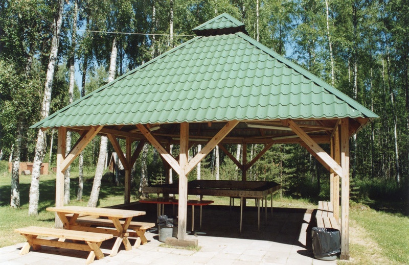 Puhkekeskus "Suvi", vaade paviljonile