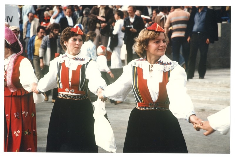 XXII Moskva suveolümpiamängude purjeregatt Tallinnas 1980, avatseremoonia etteasted