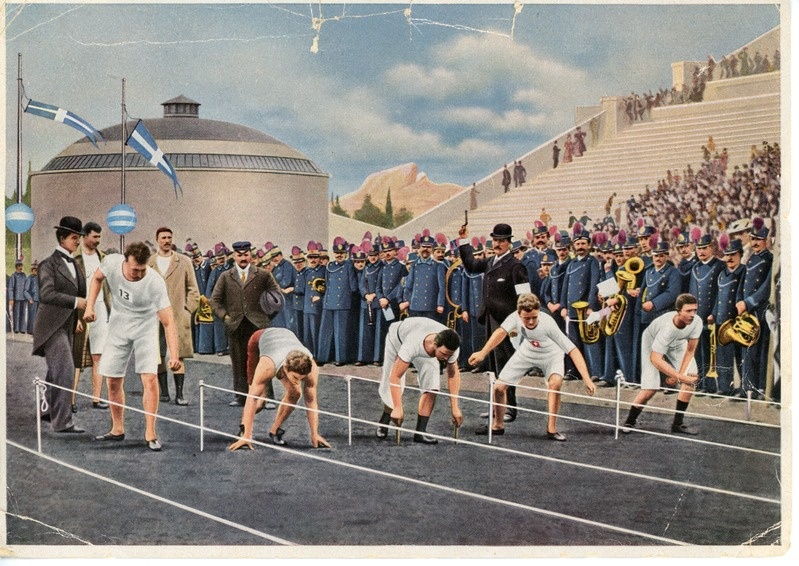 I OM 100 m jooksu start