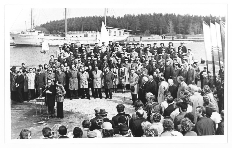 Nurgakivi panek Tallinna Olümpiapurjespordikeskusele, 6. mai 1976