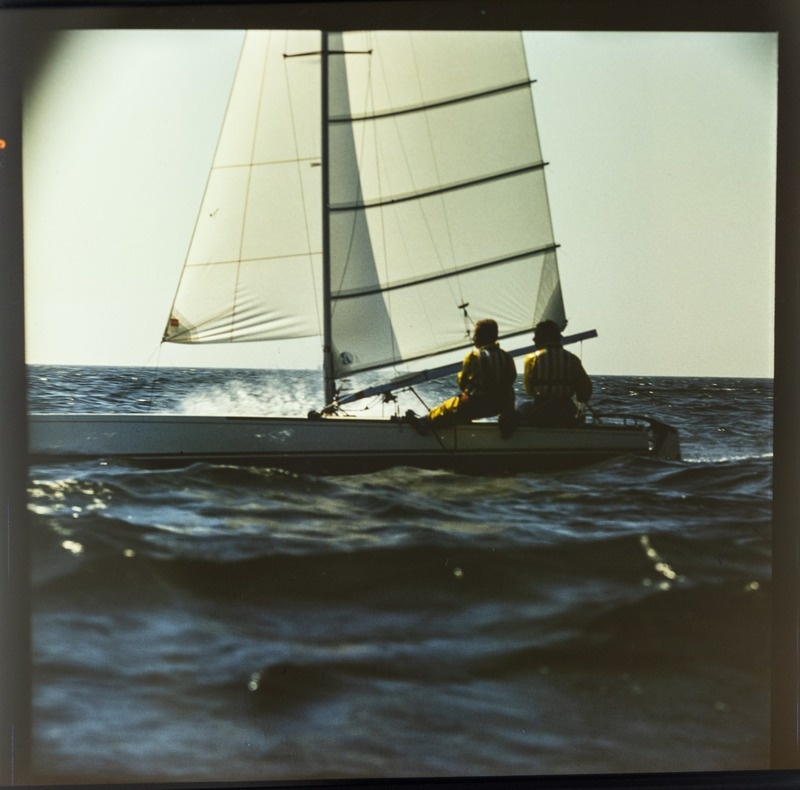 XXII Moskva suveolümpiamängude purjeregatt Tallinnas 1980, "Tornaado" klassi jaht merel