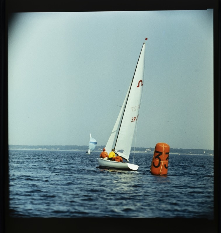 XXII Moskva suveolümpiamängude purjeregatt Tallinnas 1980, "Soling" jahid merel