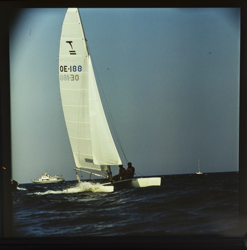 XXII Moskva suveolümpiamängude purjeregatt Tallinnas 1980, "Tornaado" klassi jaht merel