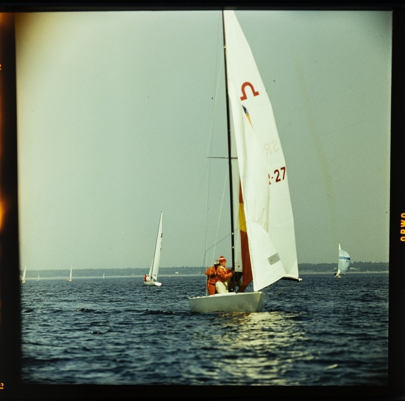 XXII Moskva suveolümpiamängude purjeregatt Tallinnas 1980, "Soling" klassi jahid merel