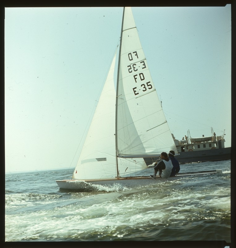 XXII Moskva suveolümpiamängude  purjeregatt Tallinnas 1980, purjeklass "Lendav hollandlane" jaht merel