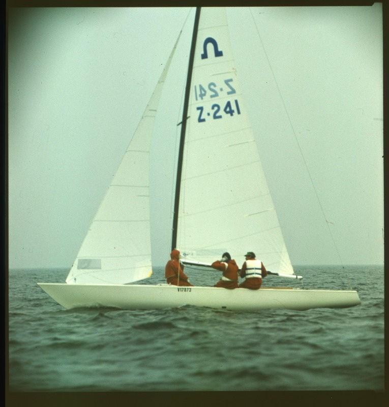 XXII Moskva suveolümpiamängude  purjeregatt Tallinnas 1980, purjeklass "Solinge" jaht merel