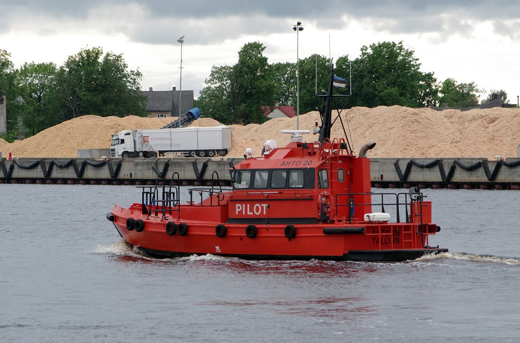 Ahto-20 in Port of Parnu Parnu River Parnu 30 May 2014 - Ahto-20 in Port of Pärnu, Pärnu River, Pärnu 30 May 2014