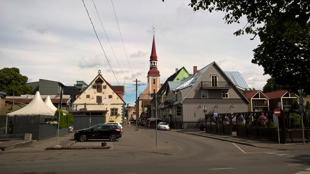 View-of-elizabeth-church-in-parnu - View of Elizabeth church in Pärnu