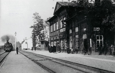 Reisirong saabub Jõhvi (praegu Toila) jaama  duplicate photo