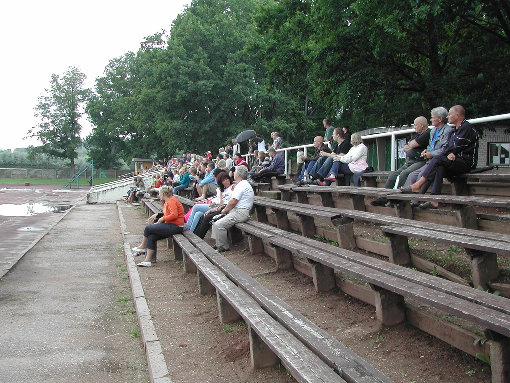 Viljandi Linnastaadion-Spectators - Spectators in the Viljandi Linnastaadion.