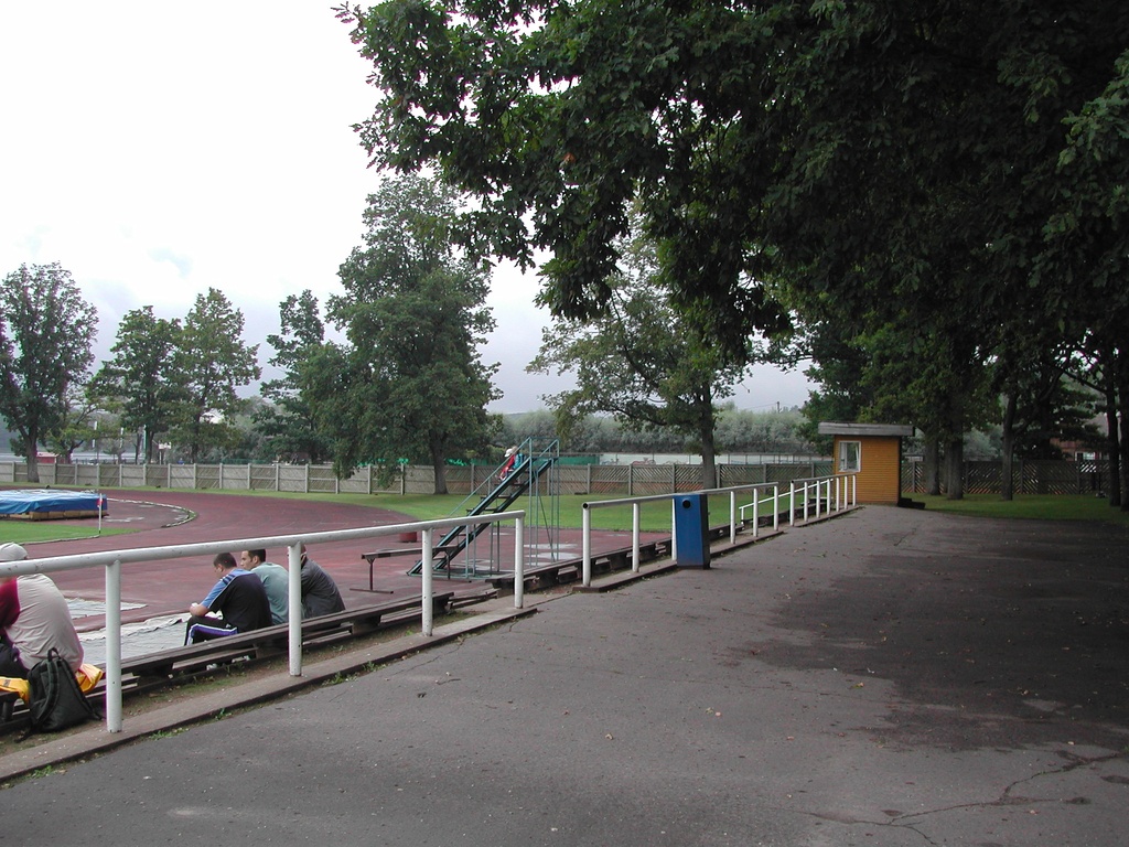 Viljandi Linnastaadion-Behind stand - Viljandi Linnastaadion. Behind the main stand.