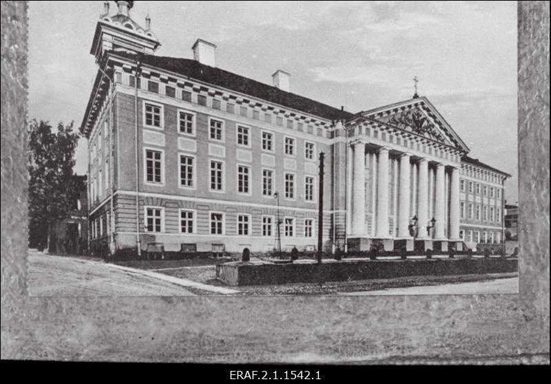 Tartu Ülikooli peahoone u. 1914, postkaart.