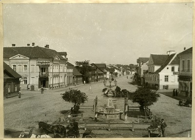 Tartu. Henningi plats ja Peterburi (Narva) tänav  duplicate photo