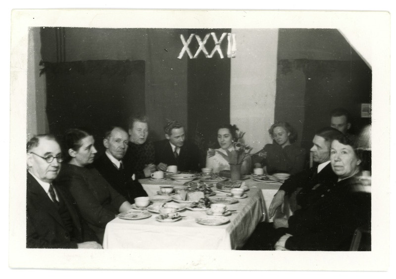 Hugo ja Elisabeth Kaho Eesti Vabariigi 32. aastapäeva pidulikul tähistamisel Pinnebergis