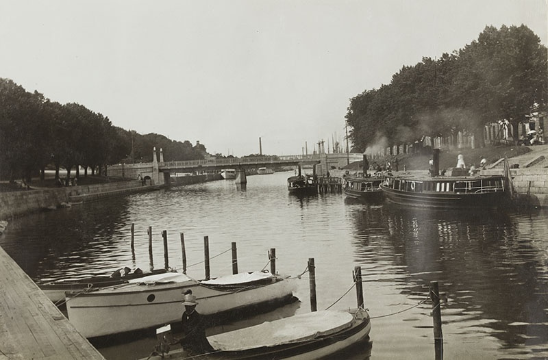 Aurajoki ja Auransilta idästä