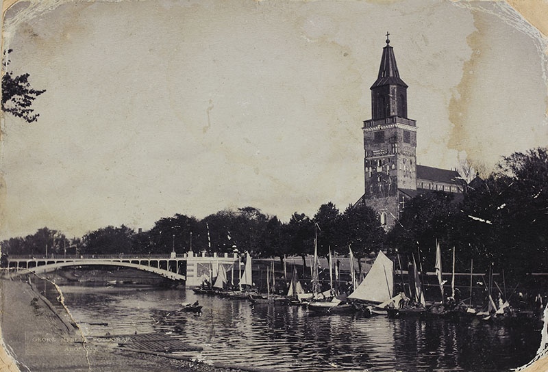 Aurajoki, Tuomiokirkkosilta ja Tuomiokirkko