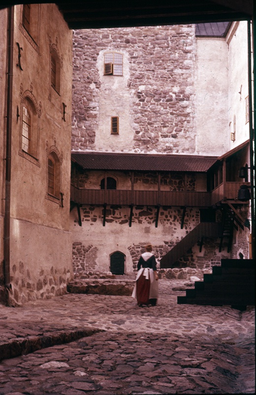 Turun linna, solakäytävä länsitornin muurissa; ulkokuva