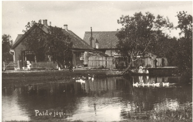 fotokoopia, Paide jõgi Parkali tänava lähistel 20.saj. alguses