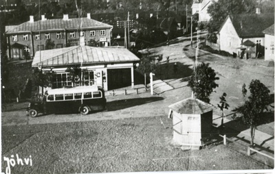 Jõhvi Narva mnt algus 1937. aastal  duplicate photo