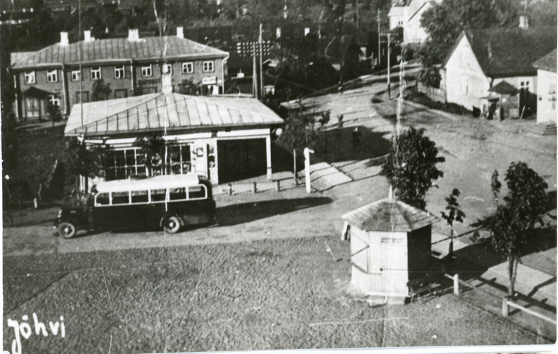 Jõhvi Narva mnt algus 1937. aastal