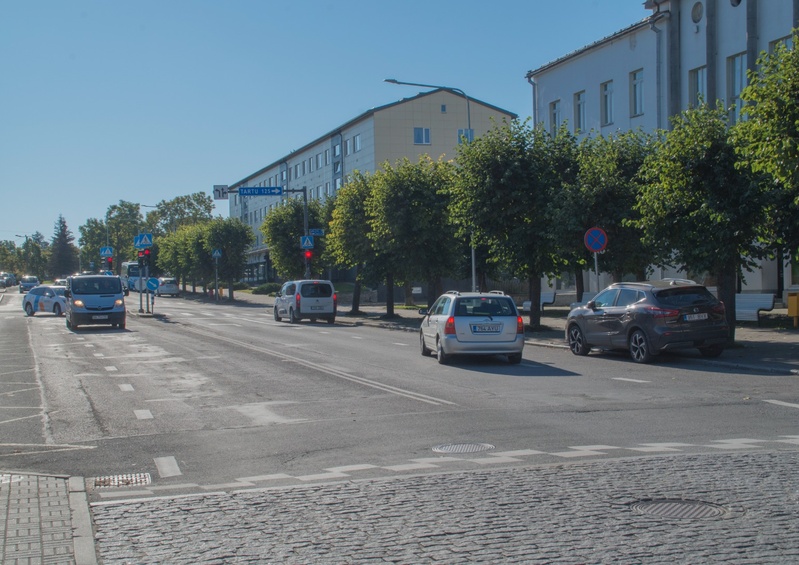 Rakvere. Oktoobrirevolutsiooni aastapäeva paraad Turu platsil rephoto