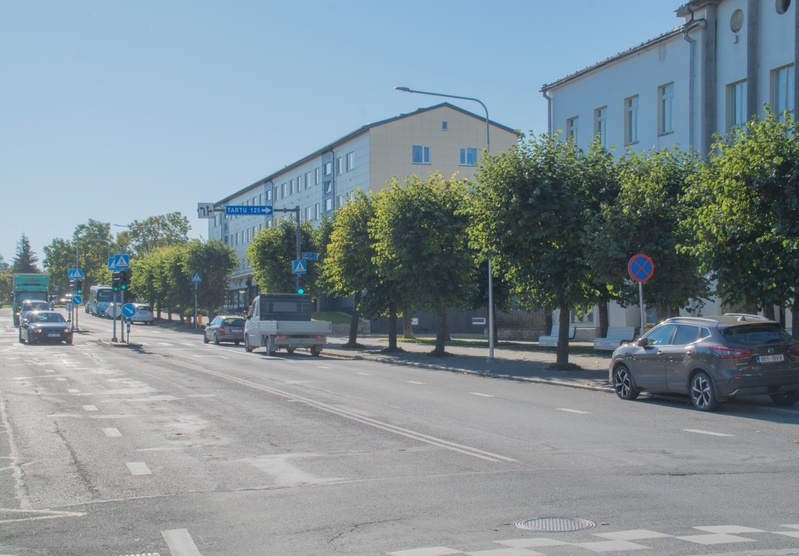 Rakvere. Oktoobrirevolutsiooni aastapäeva paraad Turu platsil rephoto