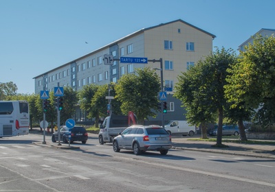 Rakvere. Oktoobrirevolutsiooni aastapäeva paraad Turu platsil rephoto