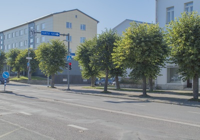 Rakvere. Oktoobrirevolutsiooni aastapäeva paraad Turu platsil rephoto