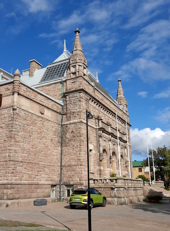 Turun taidemuseo; arkkitehtuurikuva; ulkokuva rephoto