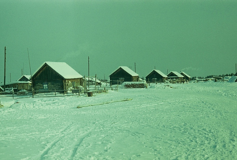 Vaade Juilski külast.  Handi-Mansi autonoomne ringkond Berjozovo rajoon  Kazõmi külanõukogu.
Foto 1980.