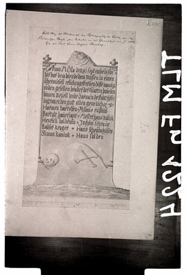 C. v. Ungern-Sternberg, Abbildung des Monuments der Schwarzenhäupter Brüder an der Pernauschen Strasse zum Andenken vom J. 1560.  similar photo