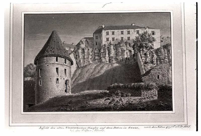 C. v. Ungern-Sternberg, vaade vanalinnale, 1825. aastast.