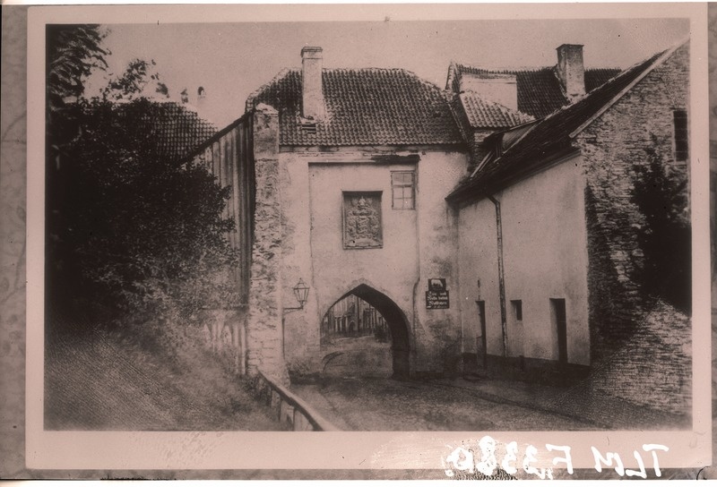 Tallinn, Harjuvärav umbes 1860. aastal.