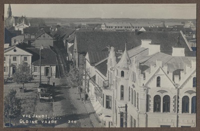 foto albumis, Viljandi, Kauba tn veetornist, u 1925, foto J. Riet  duplicate photo