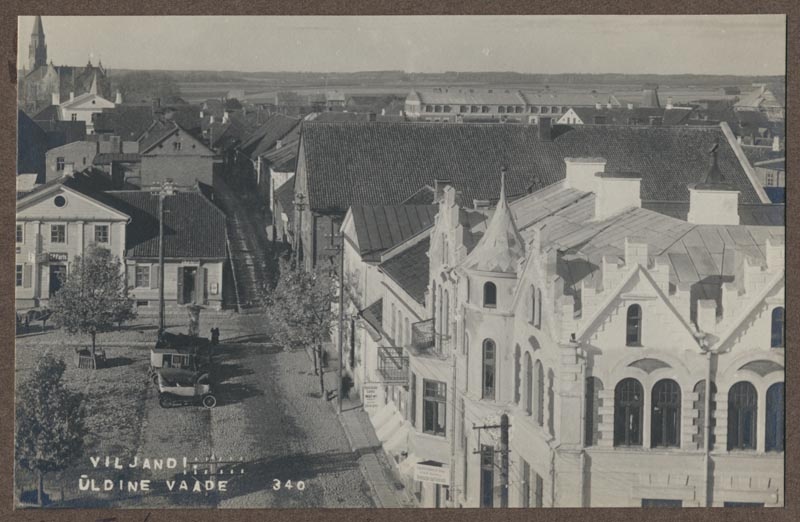 foto albumis, Viljandi, Kauba tn veetornist, u 1925, foto J. Riet