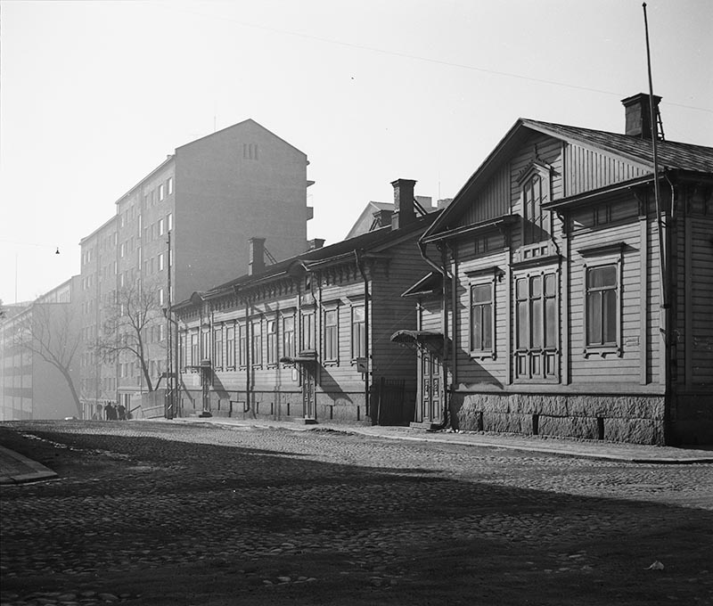 Katunäkymä Puolalankadulta