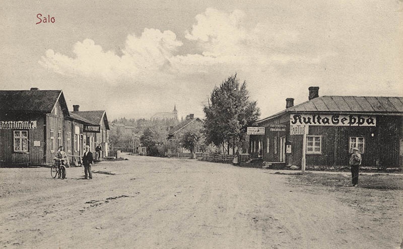 Salo-näkymä Isokadulta, nykyisin Horninkatu