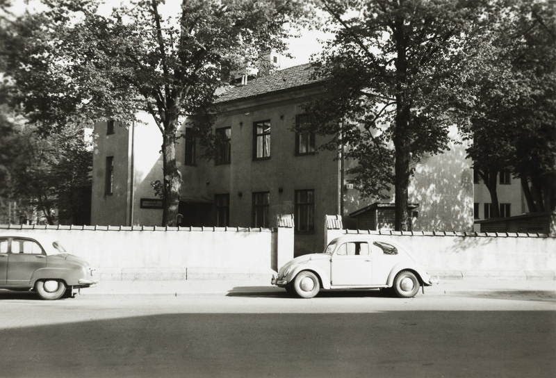 Kansakoulujen kanslia Linnankadulla vuonna 1960.; yleiskuva