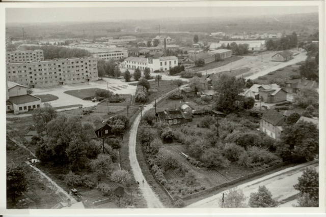 foto vaade Paide linnale veetorni katuselt 1977