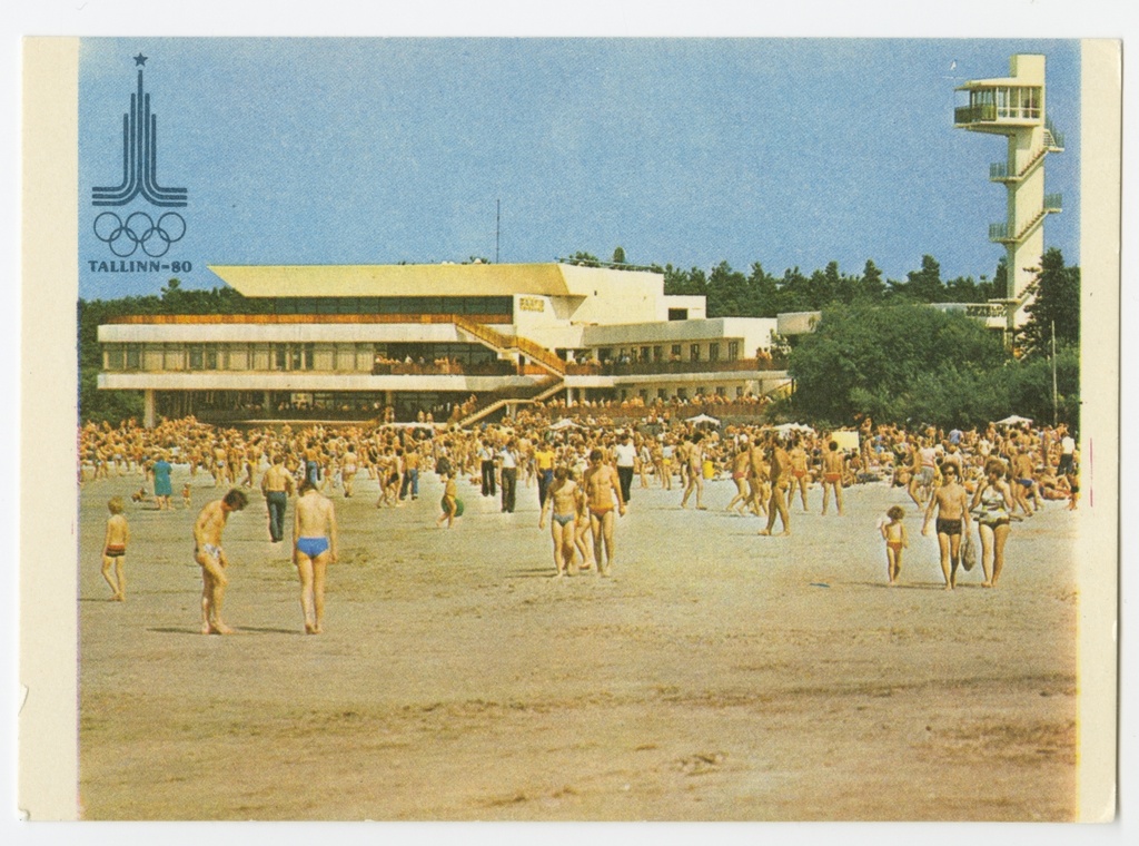 Postkaart seeriast TALLINN-80. Pirita rannahoone
