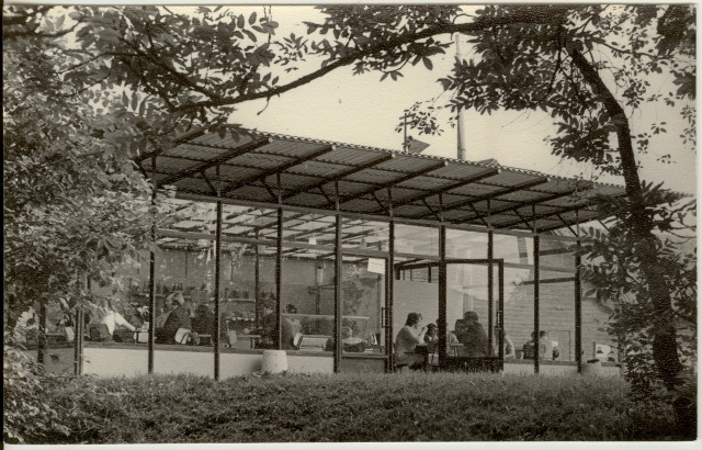 foto, Paide suvekohvik Posti tänaval peale 1965
