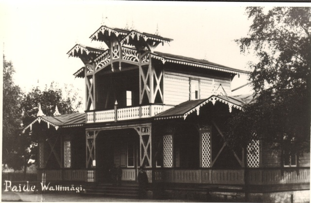 fotokoopia, kohvik Paide Vallimäel 20.saj. alguses