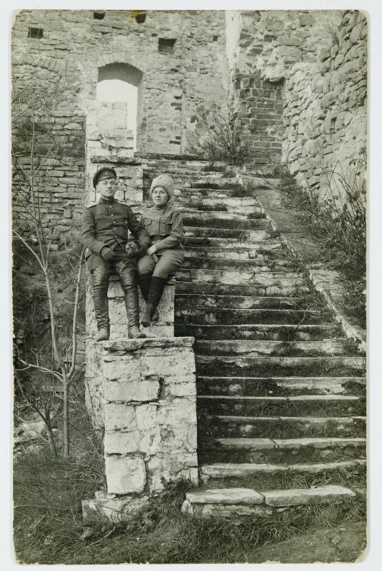 Paul ja Ella Laamann Vabadussõjas 1919.a.