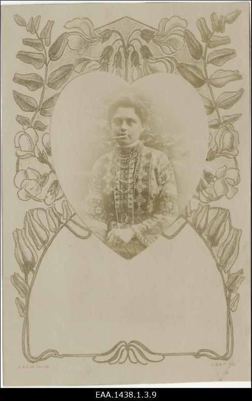 Elisabeth Kologrivov`i portreefoto fotomontaaž