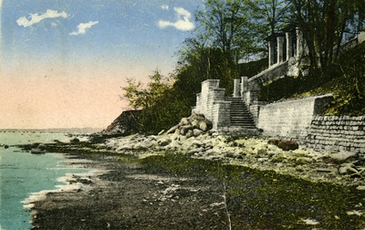 Maarjamäe (Marienberg) lossi ehk Orlov-Davõdovite residentsi trepid, vaade. Arhitektid Robert Gödicke ja Nikolai Thamm vanem  duplicate photo