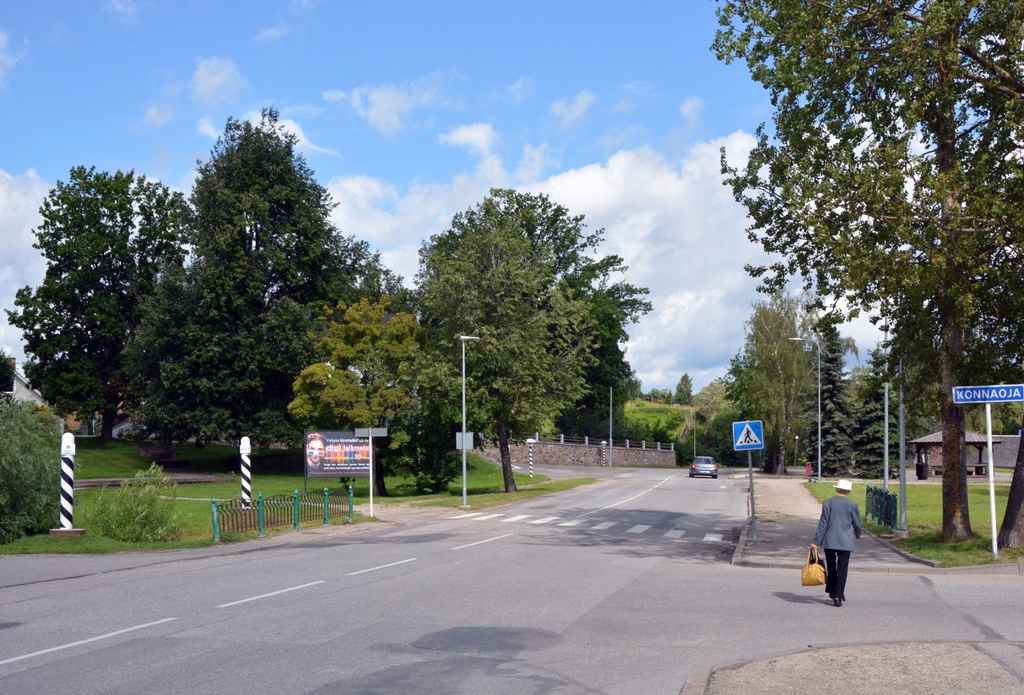 Valga. Border with Rams' mill rephoto