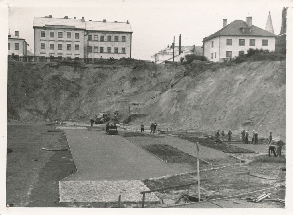 Ülikooli staadioni ehitustööd